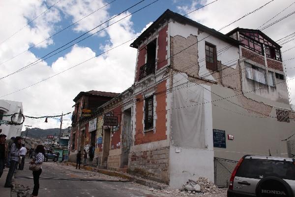 Asi lucía el edificio antes ser derrumbado.