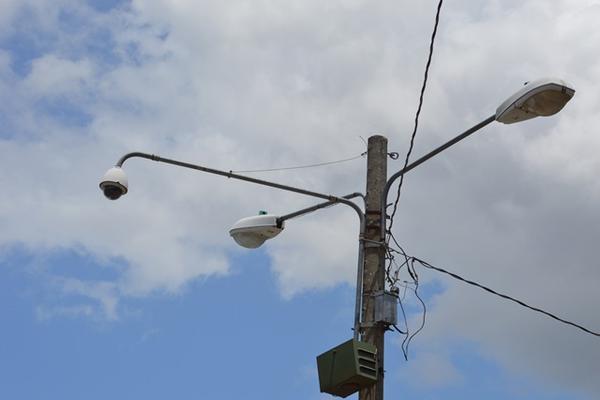 Nueve aparatos colocó la comuna en diferentes partes del área urbana de Zacapa. (Foto prensa Libre: Víctor Gómez)