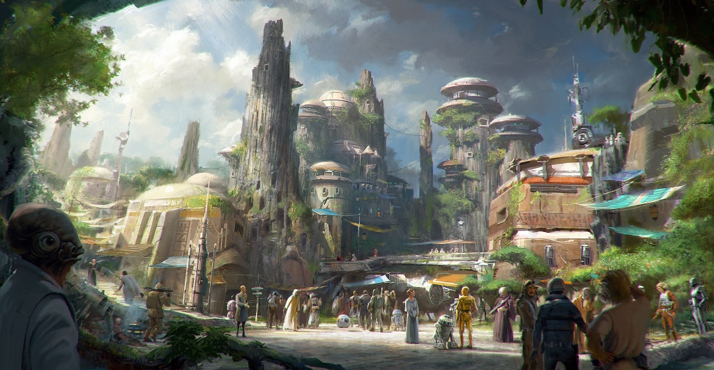 Los parques de Disney muestran las tierras de Star Wars. (Foto Prensa Libre: AP)