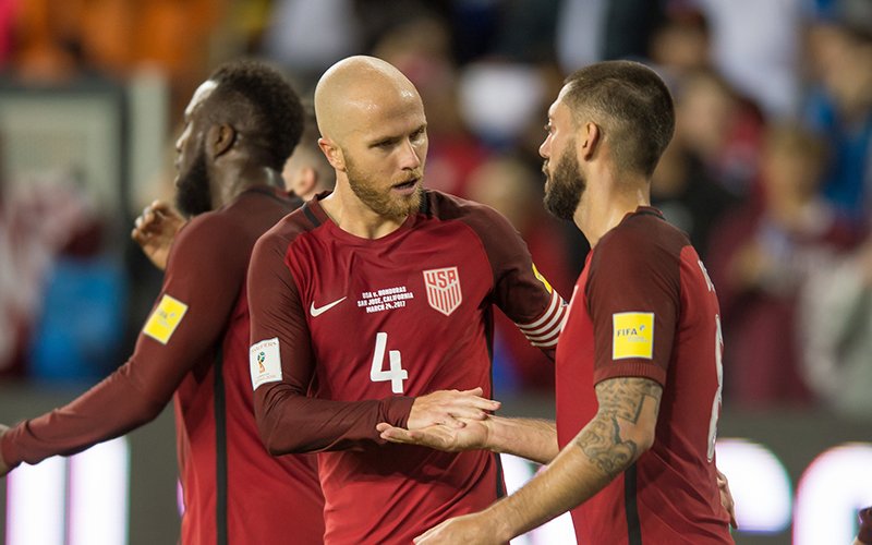 Michael Bradley y Clint Dempsey se unen a Estados Unidos en la Copa Oro. (Foto Prensa Libre: cortesía Twitter @ussoccer)