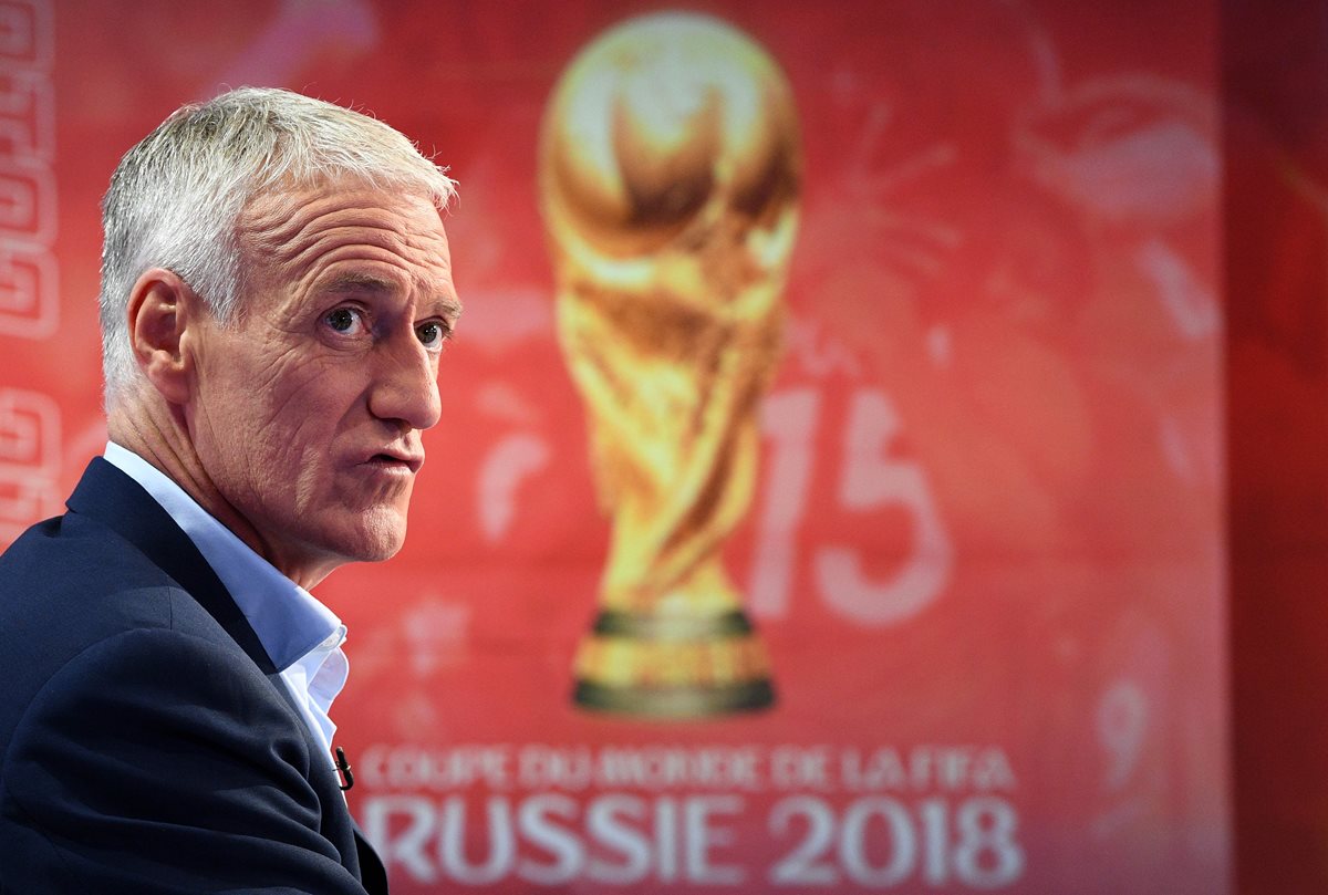 Didier Deschamps hizo su convocatoria para Rusia 2018. (Foto Prensa Libre: AFP)