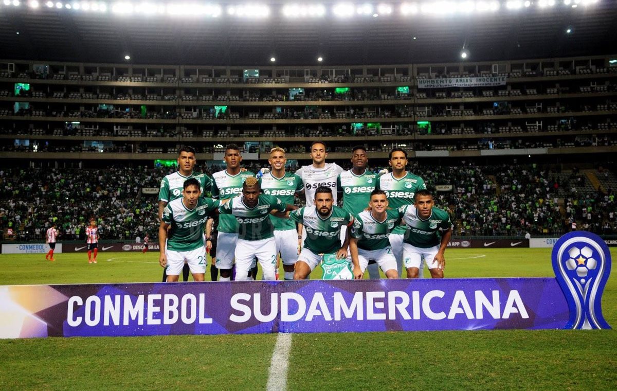 El portero guatemalteco Ricardo Jeréz debutó como titular en el Deportivo Cali en la Copa Sudamericana. (Foto Prensa Libre: cortesía Deportivo Cali)