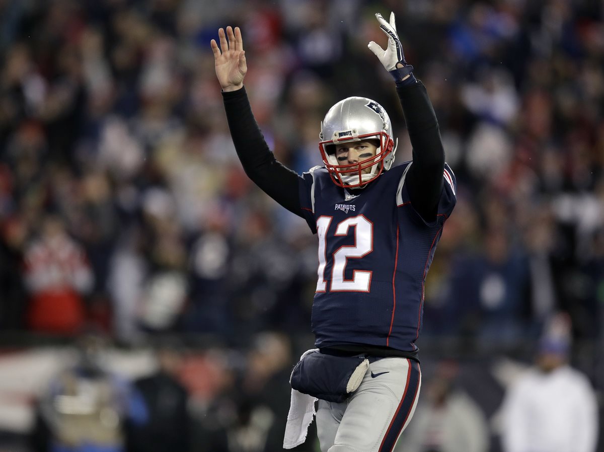 Tom Brady es uno de los mariscales de campo. (Foto Prensa Libre: AFP)