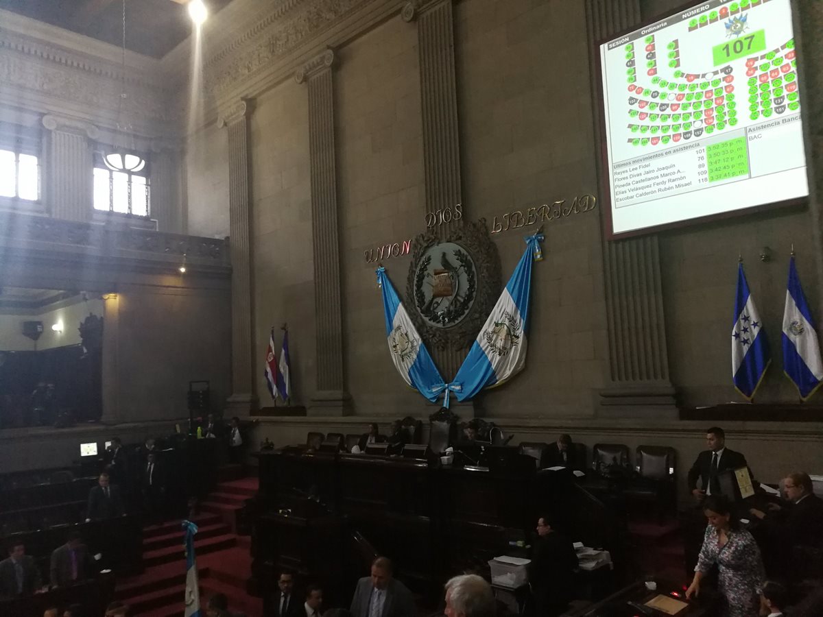 El pleno del Congreso aprobó la iniciativa 5421 que contempla las modificaciones a la Ley del Deporte. (Foto Prensa Libre: Jorge Ovalle)