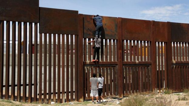 El gobierno de Trump amenazó con mandar al ejército a la frontera. GETTY IMAGES