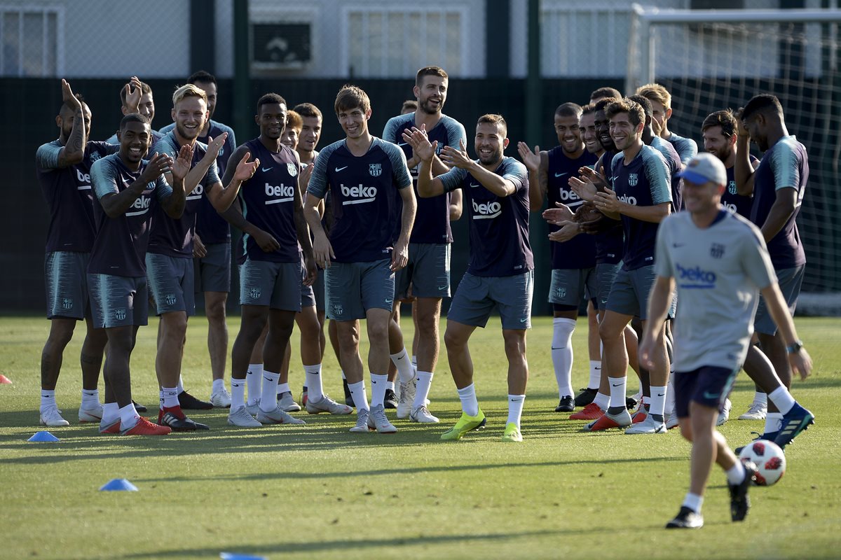 El Barcelona buscará ganar su primer título de la temporada 2018-2019. (Foto Prensa Libre: AFP)