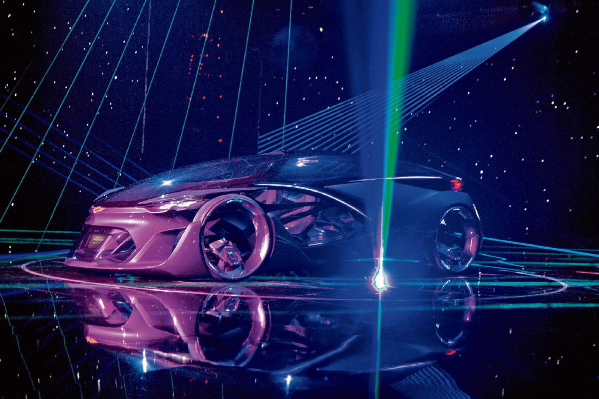 EL FNR está expuesto en la feria Auto Shanghái 2015, en China, que finaliza el 29 de abril. (Foto Prensa Libre: AP)