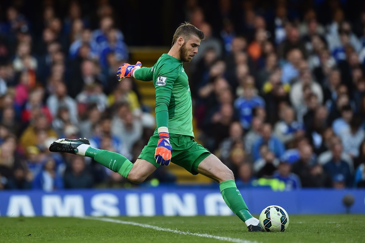 El portero español pone fin a su novela y firma un nuevo contrato con el Mánchester United. (Foto Prensa Libre: AFP)