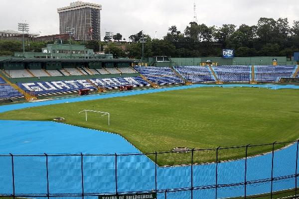 ASí LUCE EL  Estadio Nacional Mateo Flores, con las modificaciones en la pista sintética.