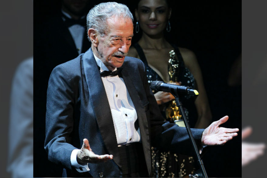 El actor Mario Almada, el justiciero más famoso del cine mexicano, murió a los 94 años de un paro cardíaco en su casa de Cuernavaca. (Foto Prensa Libre: EFE)