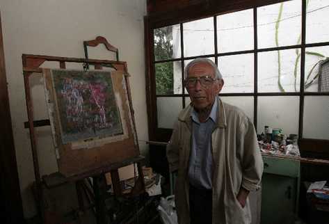 Juan de Dios González, en su estudio.