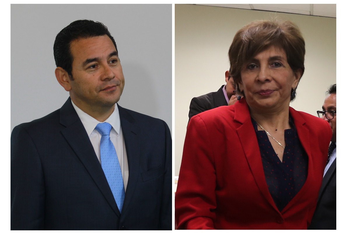 Jimmy Morales y Nineth Montenegro son involucrados en investigaciones sobre financiamiento electoral ilícito. (Foto Prensa Libre: Hemeroteca PL)