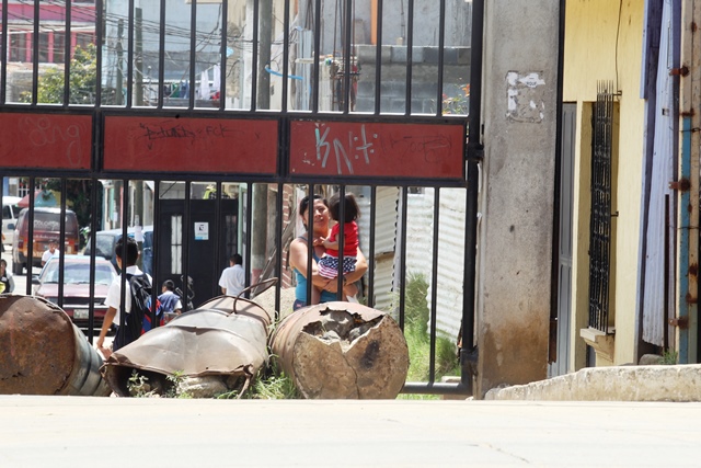 Colonia La Bendición de Dios, en la zona 10 de Mixco. (Foto Prensa Libre: Oscar Felipe Q.)