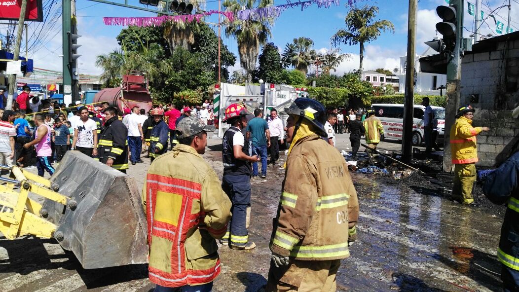 Área donde se registró el incendio en Sanarate. (Foto Prensa Libre: Hugo Oliva).