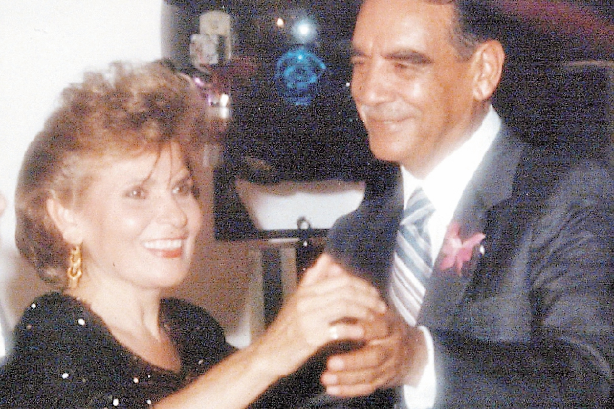 Romeo Lucas García y Elsa Cirigliano