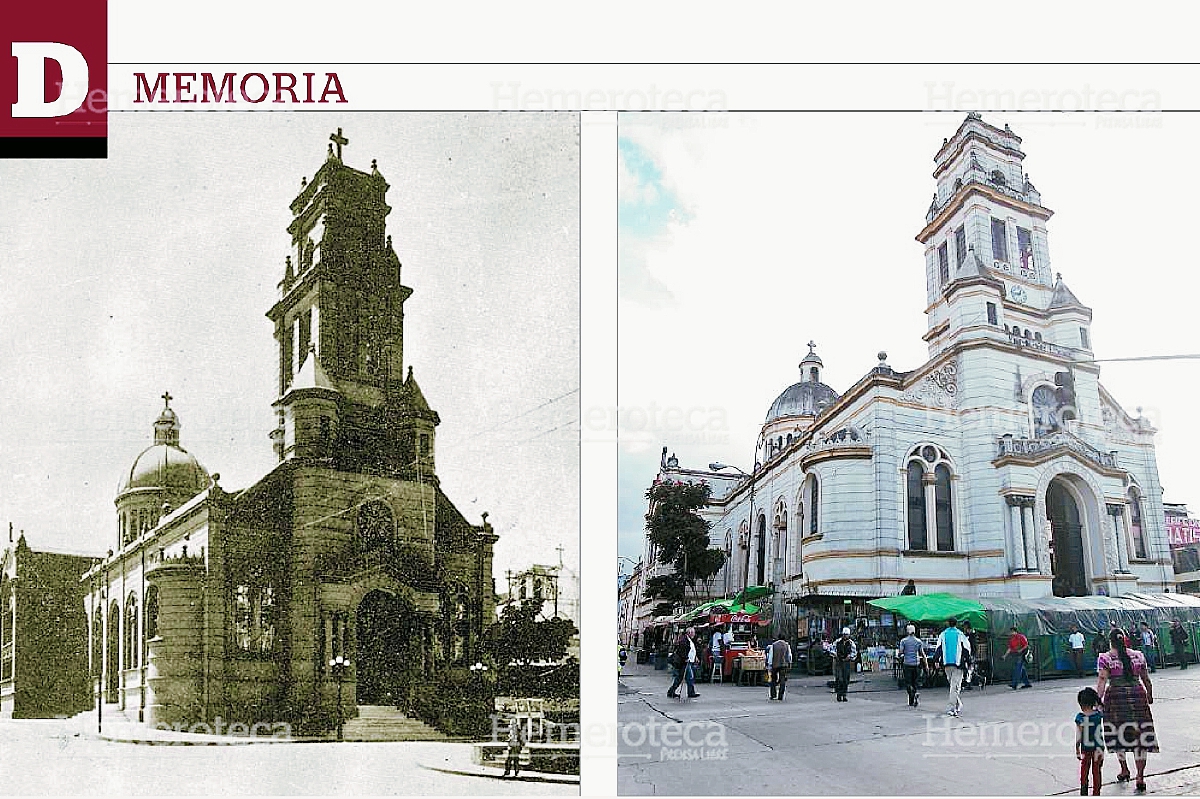 El Calvario, recién estrenado en los años 1930, y una imagen actual. (Foto: Hemeroteca PL)