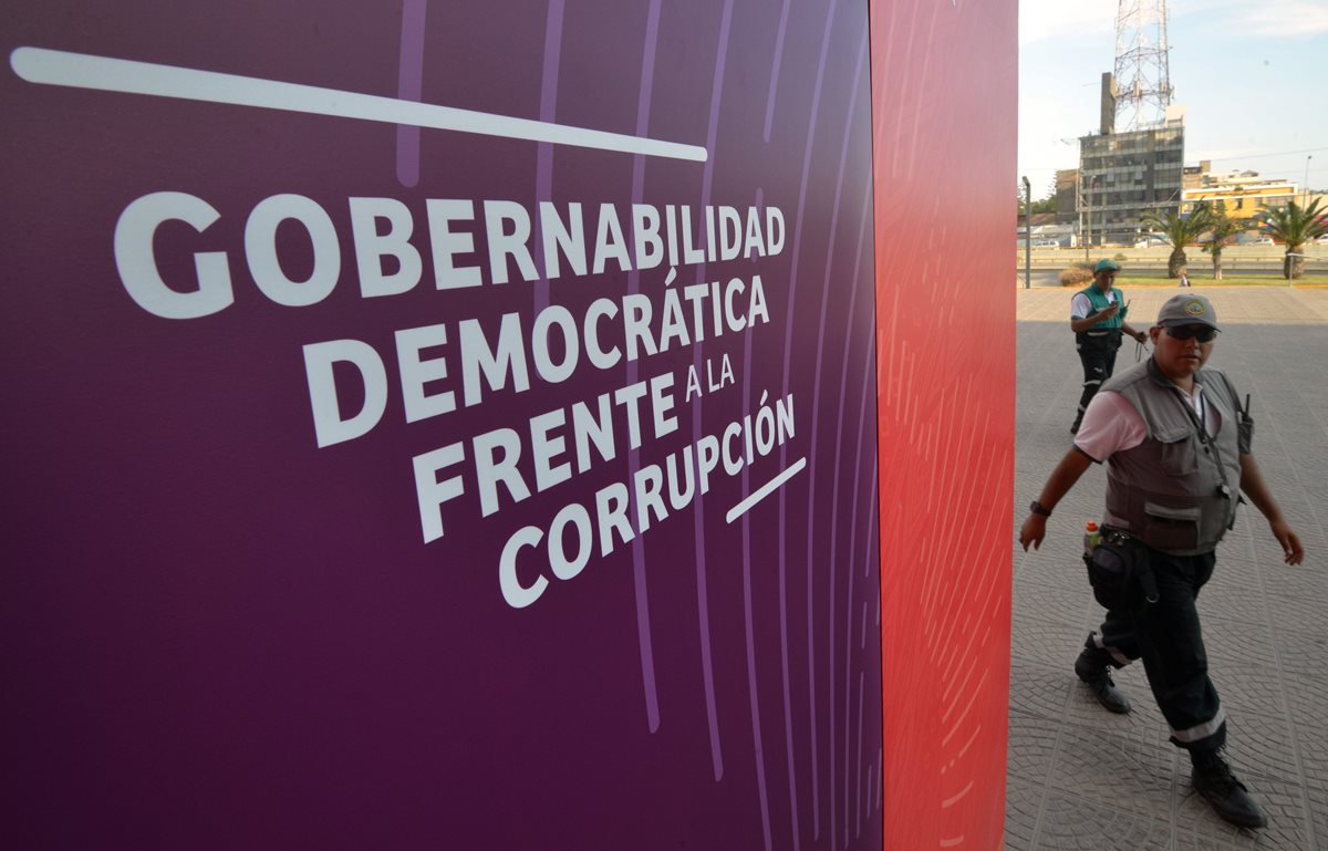 El tema de la Octava Cumbre de las Américas es   "Gobernabilidad Democrática contra la Corrupción" en Lima, Perú.(AFP).