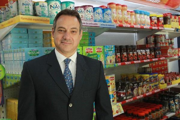 Ricardo Rivera, gerente general de Nestlé, cree que en el país la desnutrición puede ser erradicada y que ellos pretenden convertirse en un proveedor para el creciente mercado de consumidores. (Foto Prensa Libre: Estuardo Paredes).<br _mce_bogus="1"/>