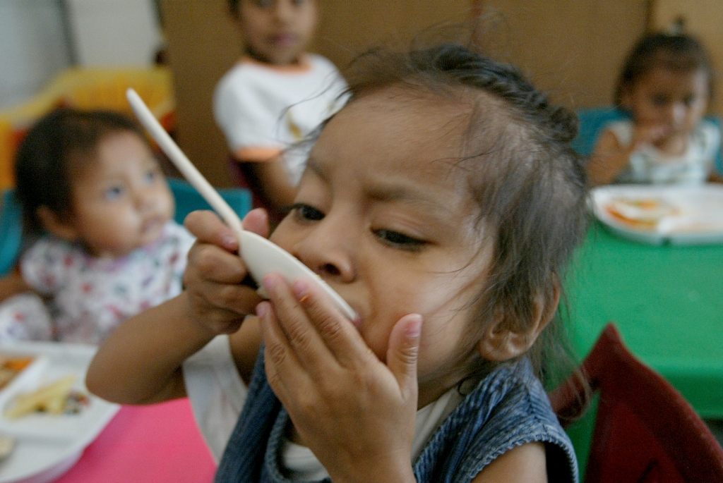 La fortificación de alimentos básicos con micronutrientes y el tratamiento oportuno de desnutrición aguda y severa fueron suspendida. (Foto Prensa Libre: Hemeroteca PL)