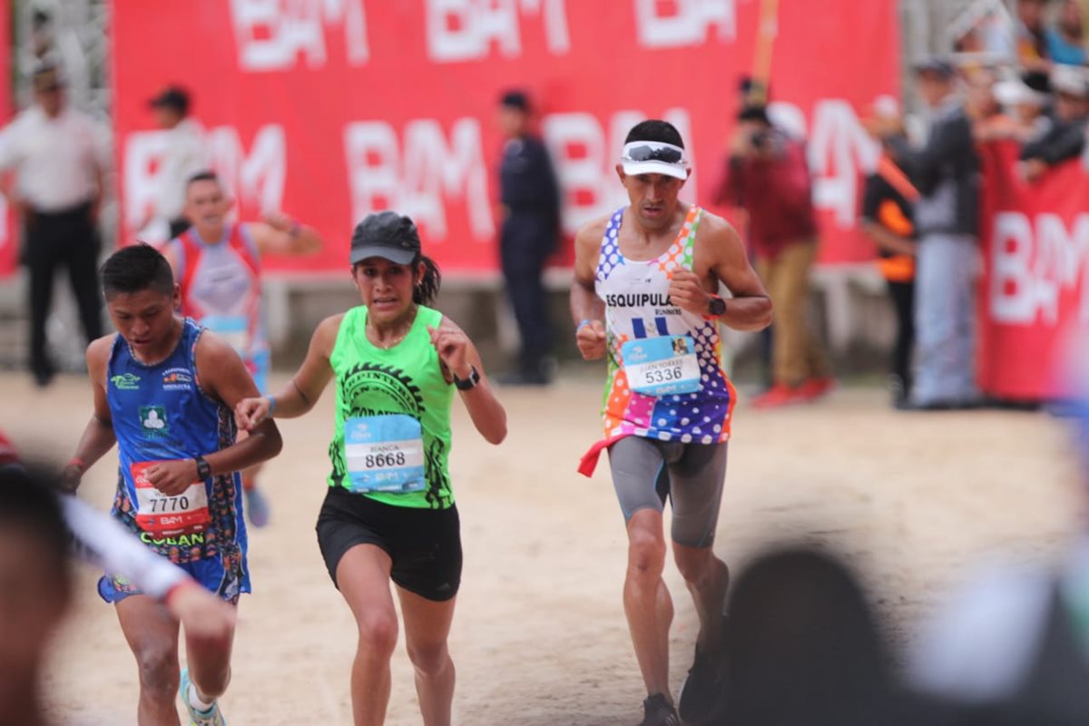 La guatemalteca Blanca Orozco fue tercera en la rama femenina. (Foto Prensa Libre: Cortesía BAM)