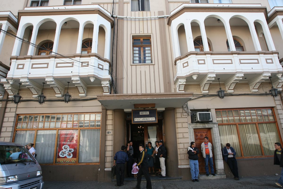 Hotel Panamerican, ubicado en la zona 1. Centro Histórico capitalino. (Foto Prensa Libre: Érick Ávila)