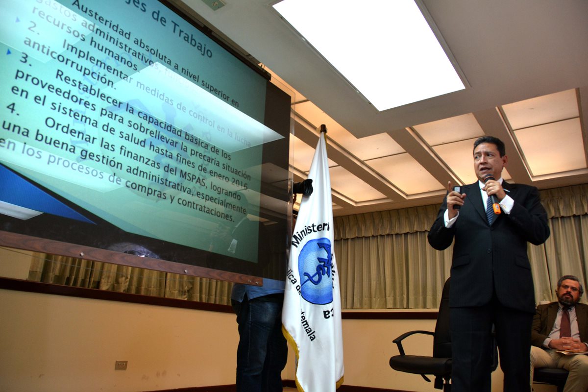 Mariano Rayo es el quinto ministro de Salud nombrado durante el actual periodo constitucional de Gobierno. (Foto Prensa LIbre: Ministerio de Salud)