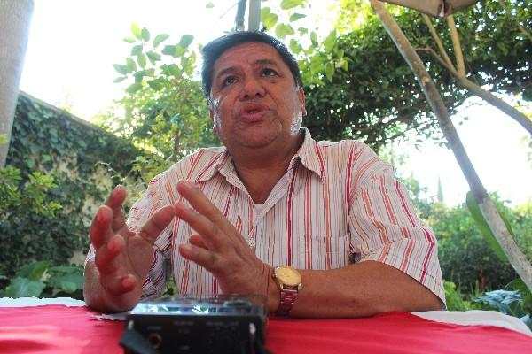 Cronista Fermín Herrera, de Huehuetenango, de 60 años.