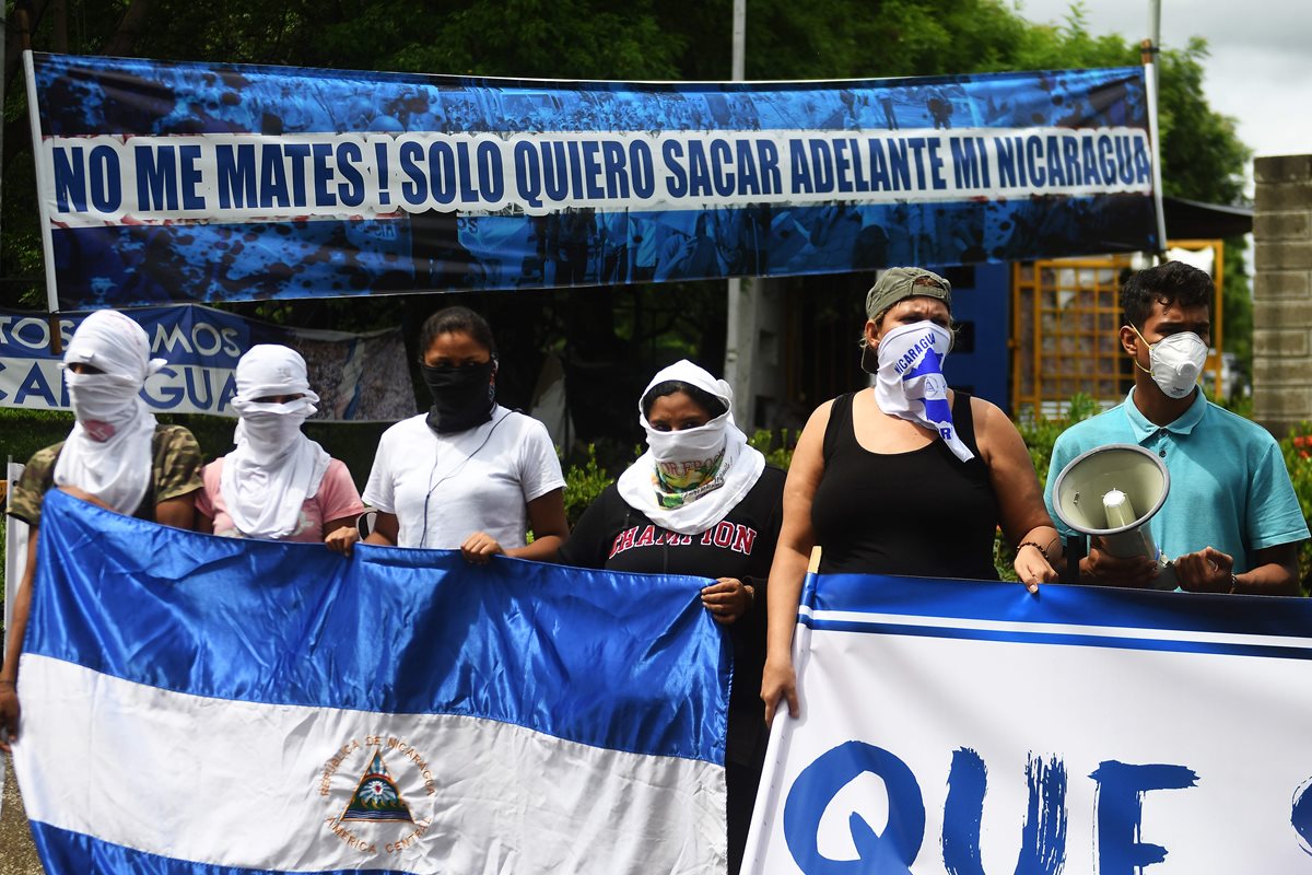 Dirigentes de manifestantes antigubernamentales denuncian el uso excesivo de la fuerza por parte de las fuerzas de seguridad. (AFP).