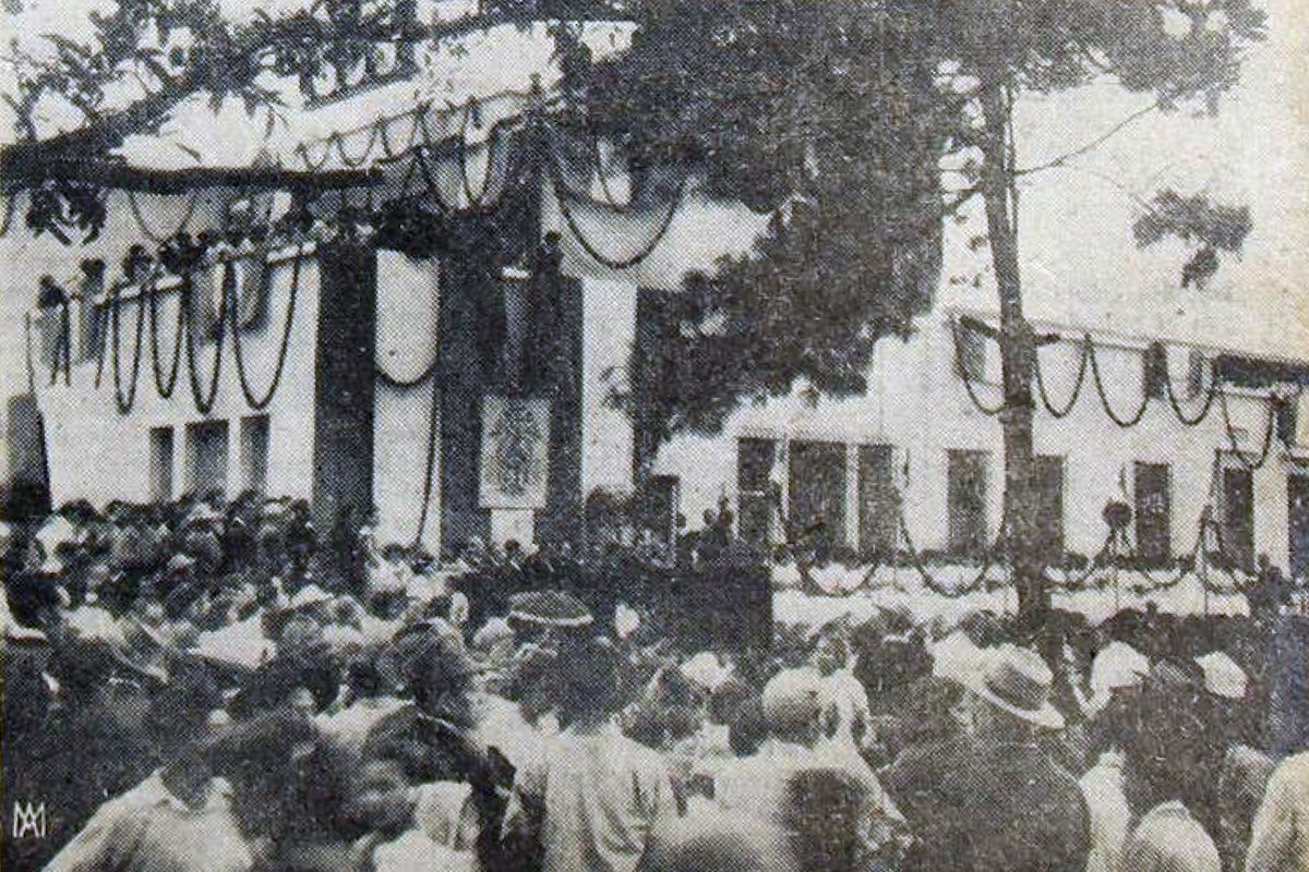 Inauguración del Centro Hospitalario no. 1 del IGSS en 1951. (Foto: Hemeroteca PL)