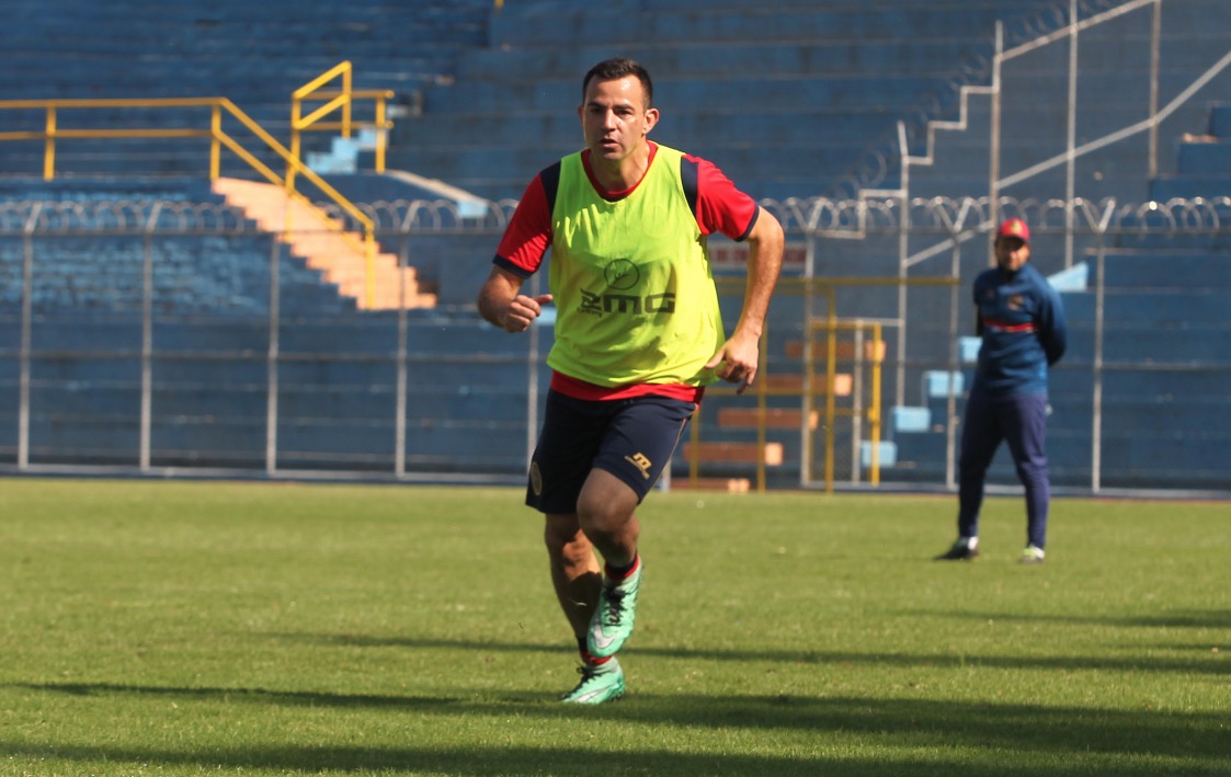 Marco Pablo Pappa disputó tres torneos en su segunda etapa con Municipal. (Foto Prensa Libre Jorge Ovalle)