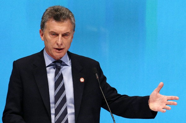 Mauricio Macri, participa de la Cumbre Empresarial de la Alianza del Pacífico. (Foto Prensa Libre: EFE)