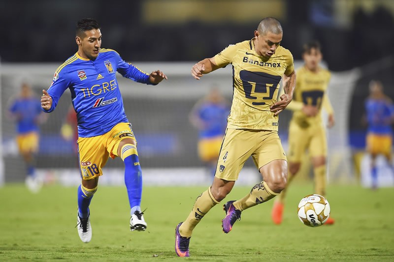 Los Pumas reciben a los Tigres en el juego de vuelta de los cuartos de final de la Liga de Campeones de la Concacaf. El juego de ida en Monterrey terminó 1-1. (Foto Prensa Libre: Hemeroteca)