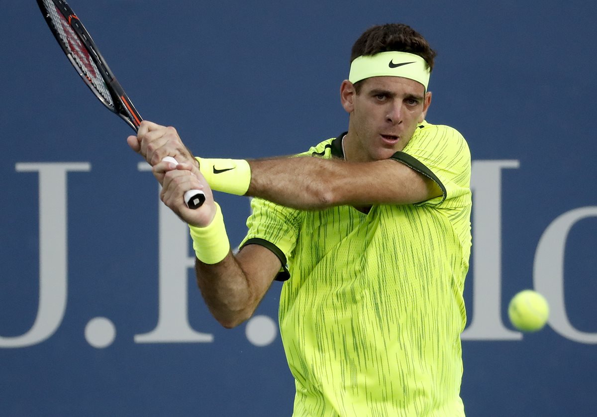 Del Potro logró una reaparición exitosa en el US Open. (Foto Prensa Libre: AP)