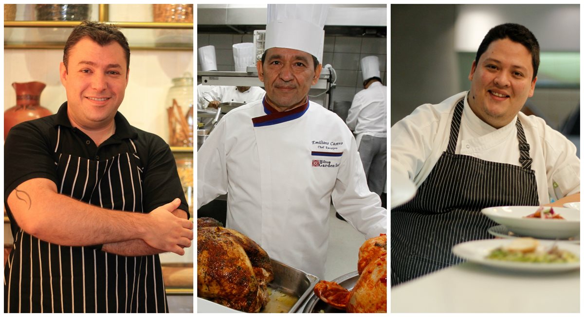 Cocinero se preparan para una noche que exige calidad y servicio. (Foto Prensa Libre: E. García y P. Raquec)