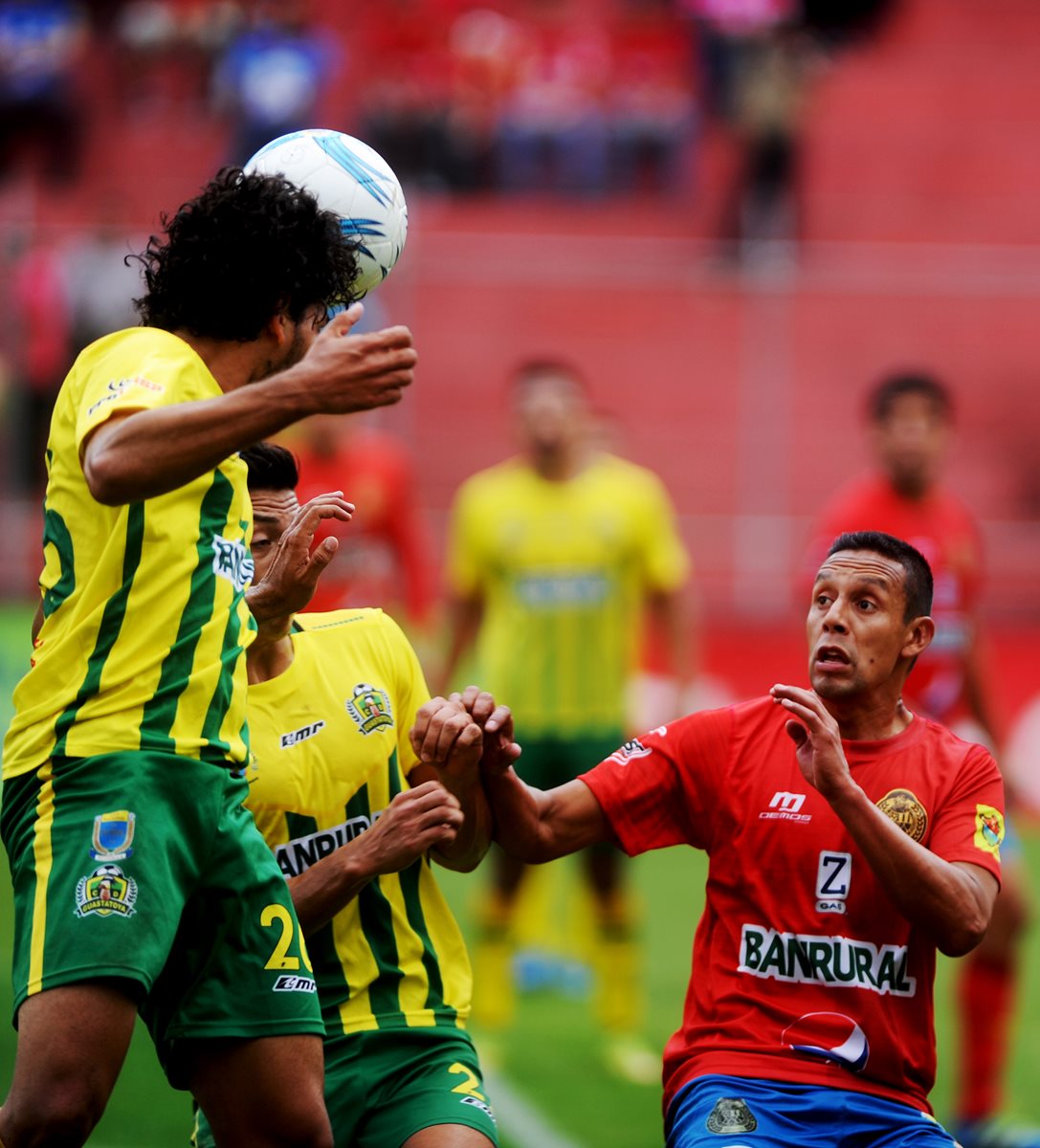 Guastatoya, que perdió 2-1 contra Municipal en la última jornada disputada, junto a Carchá serán los únicos dos clubes que tendrán actividad este fin de semana (Foto Prensa Libre: Edwin Fajardo)