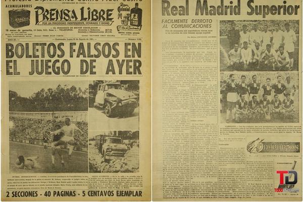 La publicación de Prensa Libre el 21 de agosto de 1961. (Fotos Prensa Libre: Archivo Digital)