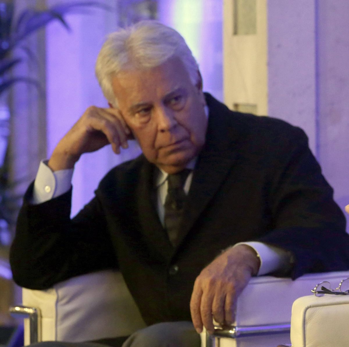 El expresidente español, Felipe González, denunció a Podemos este martes. (Foto Prensa Libre: EFE).