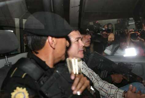 Horst Walter Overdick Mejía en 2012 cuando fue detenido. (Foto Prensa Libre: Hemeroteca PL)