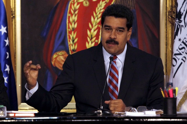 Nicolás Maduro, presidente de Venezuela. (Foto Prensa Libre: EFE)