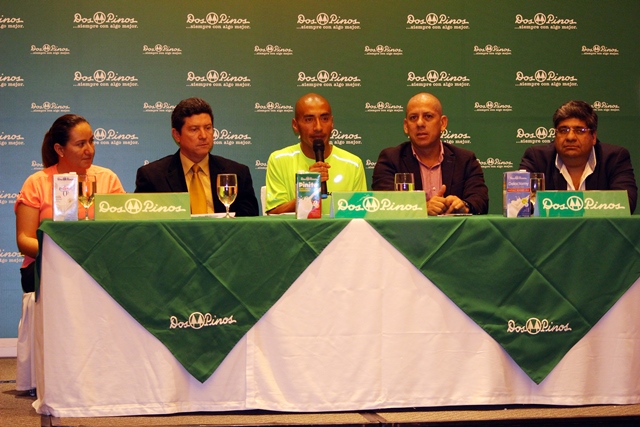 José Amado García durante la conferencia de prensa donde habló de su clasificación a Rio 2016. (Foto Prensa Libre: Eduardo González)