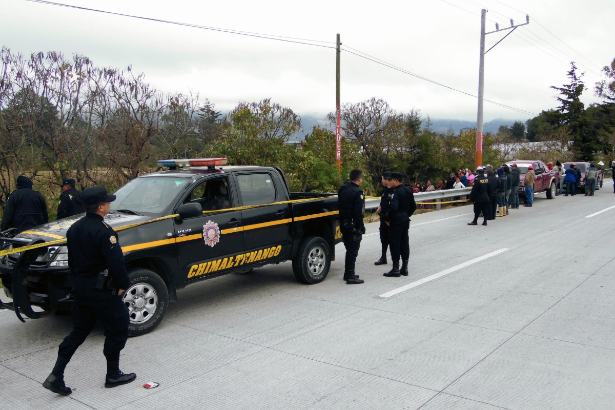 Emilio Noj  Cutzal, propietario  de los transportes Araceli murió en Tecpán Guatemala, Chimaltenango. (Foto Prensa Libre: José Rosales)