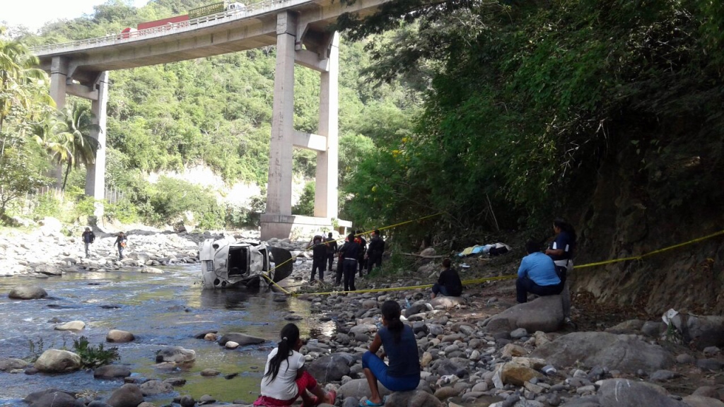 Lugar donde ocurrió la tragedia en San Antonio La Paz, El Progreso. (Foto Prensa Libre: Hugo Oliva).