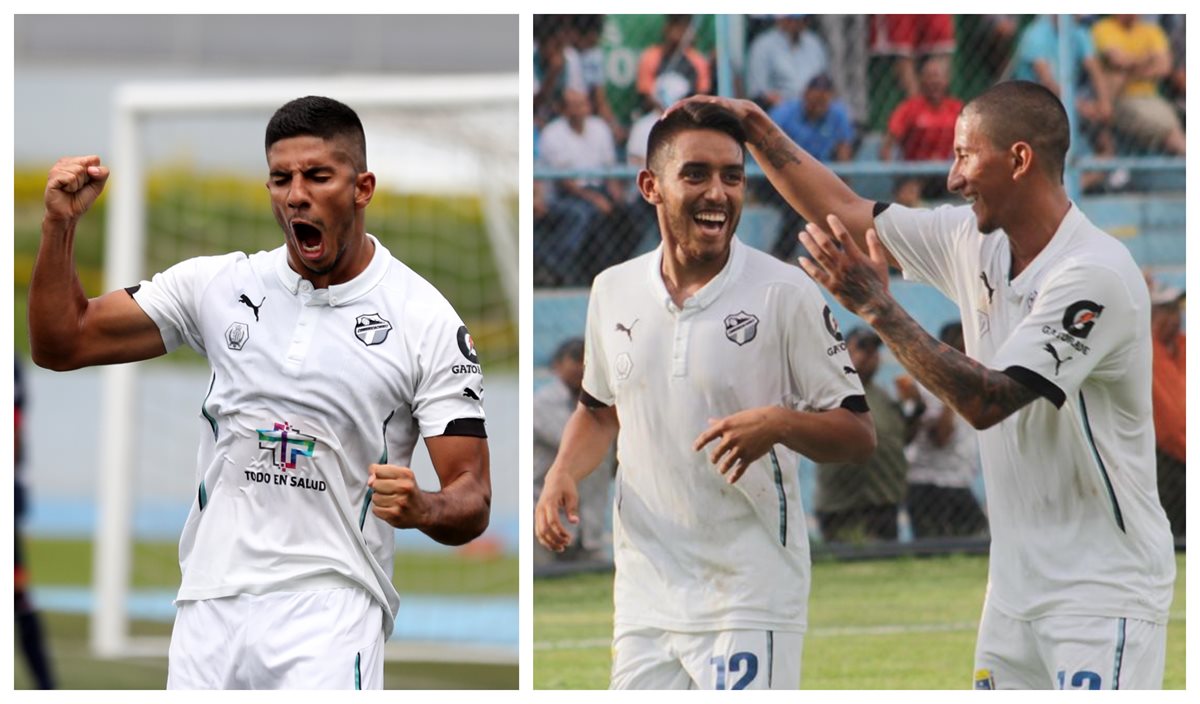 Comunicaciones FC y Cremas B, festejaron a lo grande en el Torneo de Copa. (Foto Prensa Libre: Carlos Vicente y cortesía Javier del Cid)