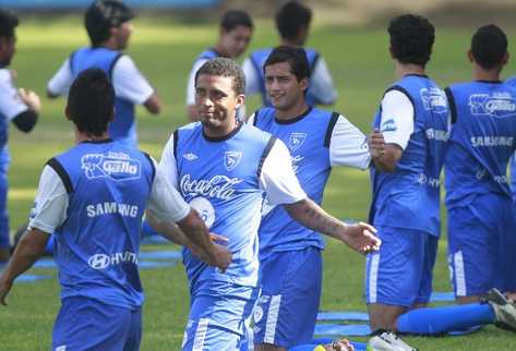 Los seleccionados cumplieron con el primer microciclo de marzo a mando del técnico Ever Hugo Almeida. (Foto Prensa Libre: Eduardo González)