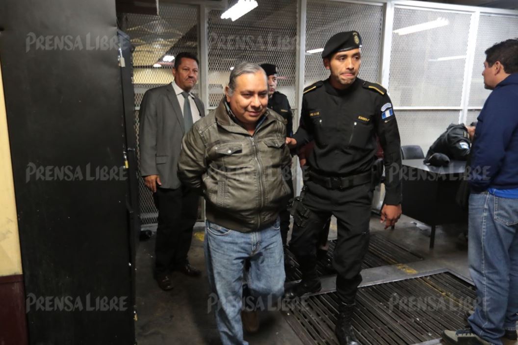 Pedro Esquina Tziná, presidente de Conic, en la Torre de Tribunales. (Foto Prensa Libre: Álvaro Interiano).