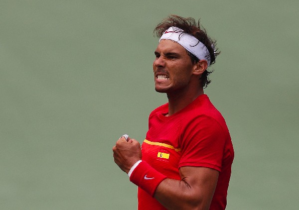 Rafael Nadal logró su clasificación a cuartos de final en Río de Janeiro. (Foto Prensa Libre: AP)