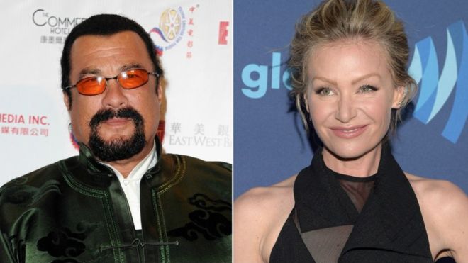 La actriz Portia de Rossi alega que Steven Seagal le hizo proposiciones sexuales durante una audición. GETTY IMAGES