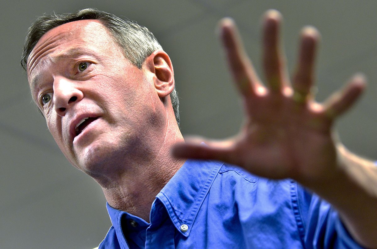 El aspirante del partido Demócrata, Martin OMalley, retira aspiraciones a la Casa Blanca. (Foto Prensa Libre: AP).