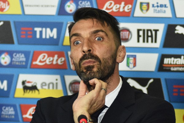 Gianluigi Buffon habló del partido del próximo 11 de abril de la Juventus contra Barcelona. (Foto Prensa Libre: AFP).