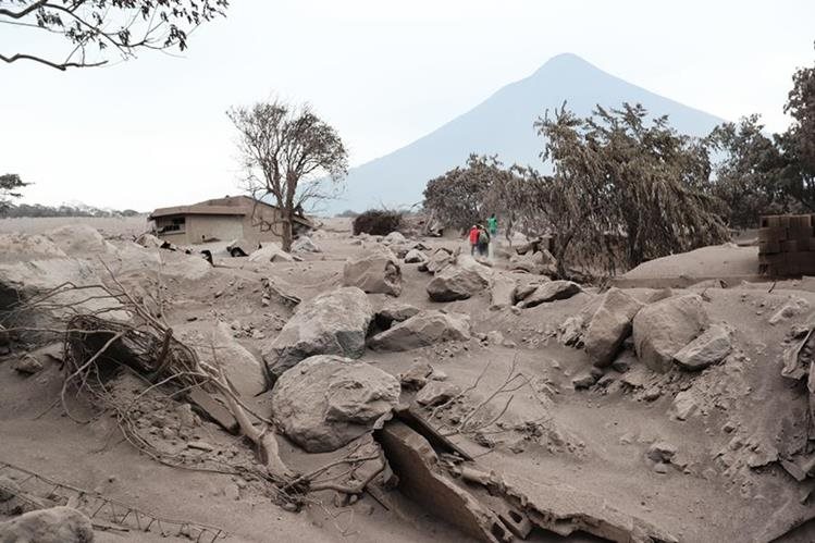 La tragedia en el volcán de Fuego sucedió el 3 de junio de 2018. (Foto Prensa Libre: Hemeroteca)